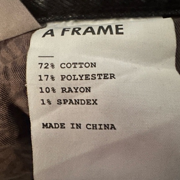 A-Frame (Stitchfix) Mens Charcoal Jeans Size 36 - Picture 9 of 10